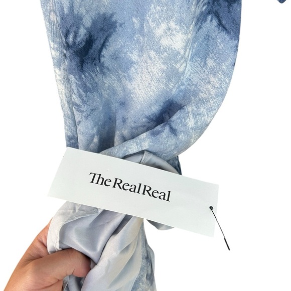 ASTR the Label Women's Blue Holland Ruffle Tie Dye Maxi Dress - Size XS - Picture 9 of 10